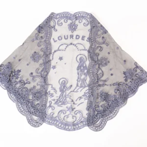 Mantille grise Lourdes