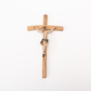 Crucifix 17.5 cm bois brut