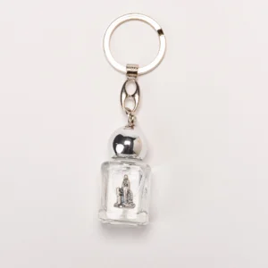 Porte-clés flacon Eau de Lourdes 