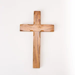 Crucifix en olivier 24.5 cm