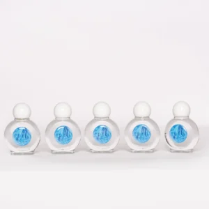 Lot de 5 flacons plastique 4 cl Eau de Lourdes
