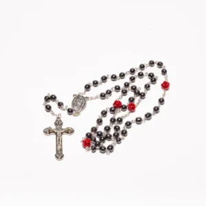 Chapelet en hématite Lourdes 