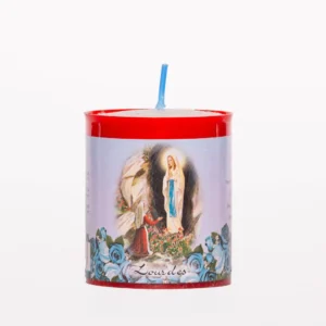 Bougie veilleuse Notre Dame de Lourdes