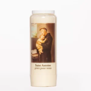 Bougie neuvaine Saint Antoine 