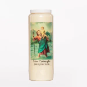 Bougie neuvaine Saint Christophe