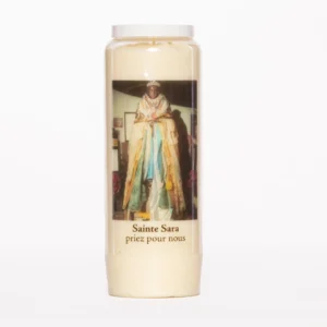 Bougie neuvaine Sainte Sara 