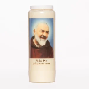 Bougie neuvaine Padre Pio